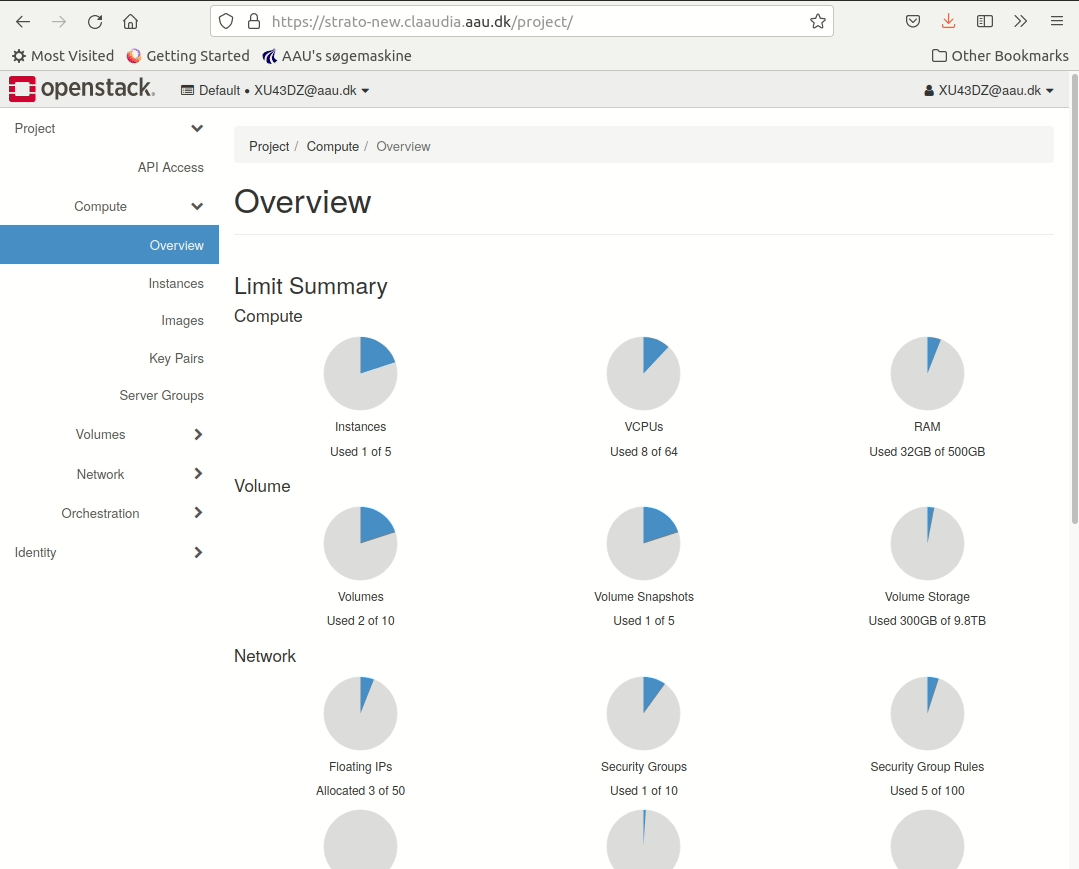 Find the 'create instance' option Alt Description