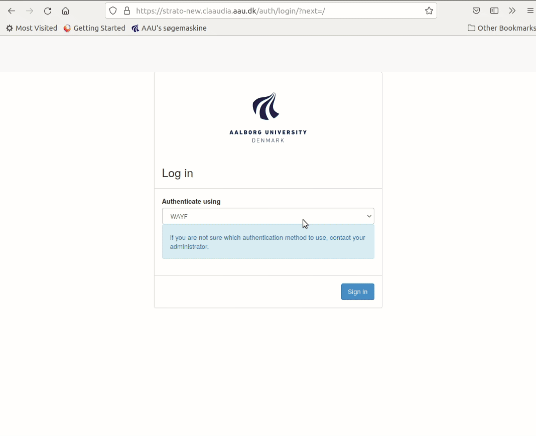 Login to Strato Alt Description